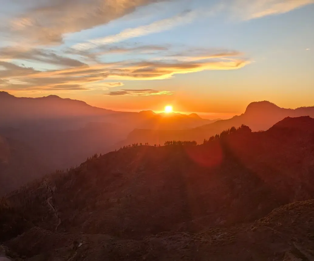 Coucher de soleil à Gran Canaria